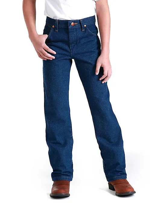 YOUNG MEN'S WRANGLER® COWBOY CUT® ORIGINAL FIT JEAN IN PREWASHED INDIGO | 13mwspi