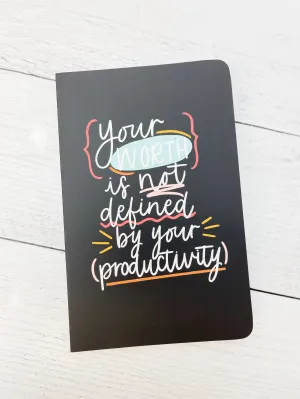 'Your Worth' Dotted Notebook