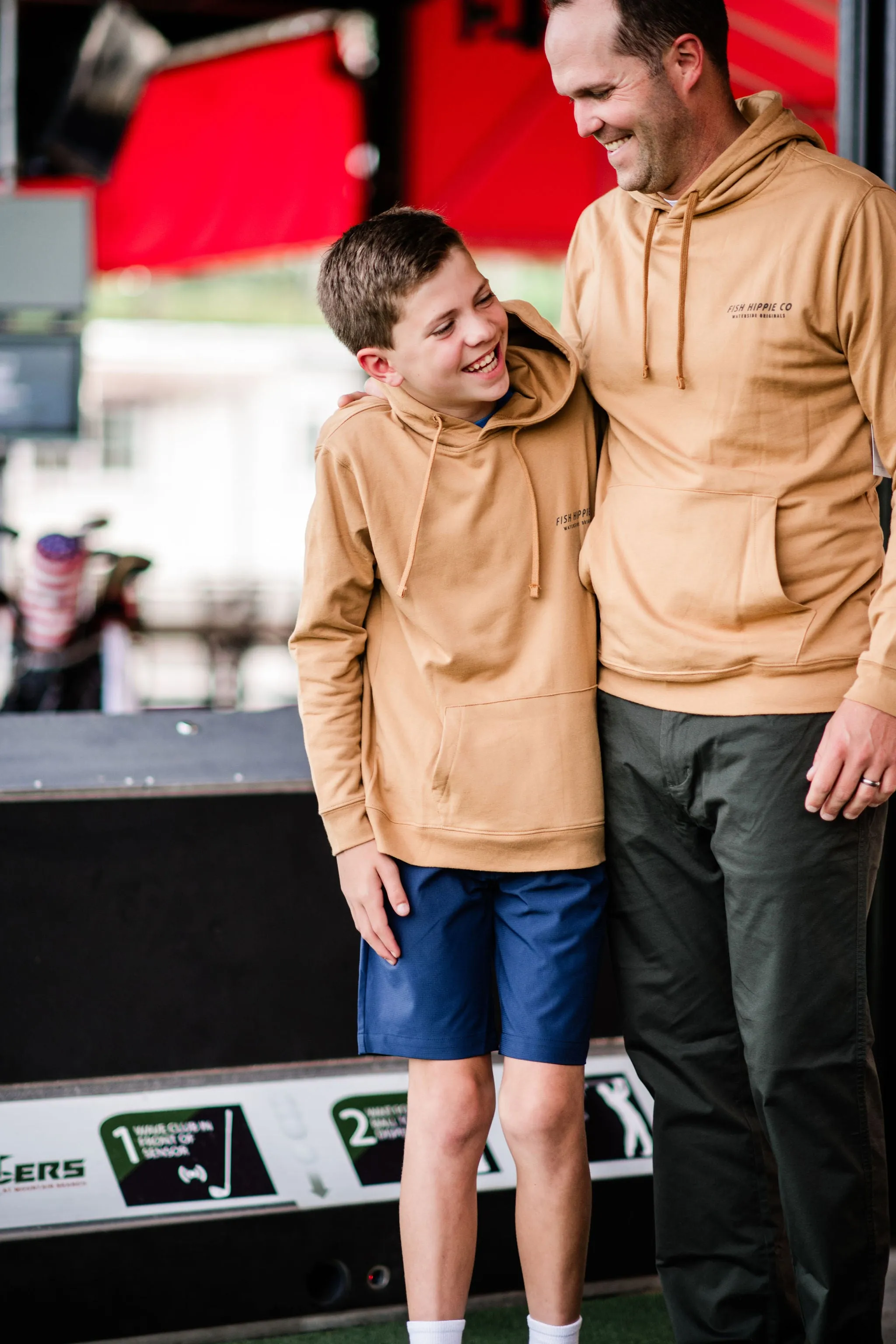 Youth Fish Hippie Jeep Drifter Hoodie -Amber