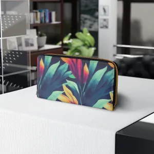 Zipper Wallet - Tropical Oasis