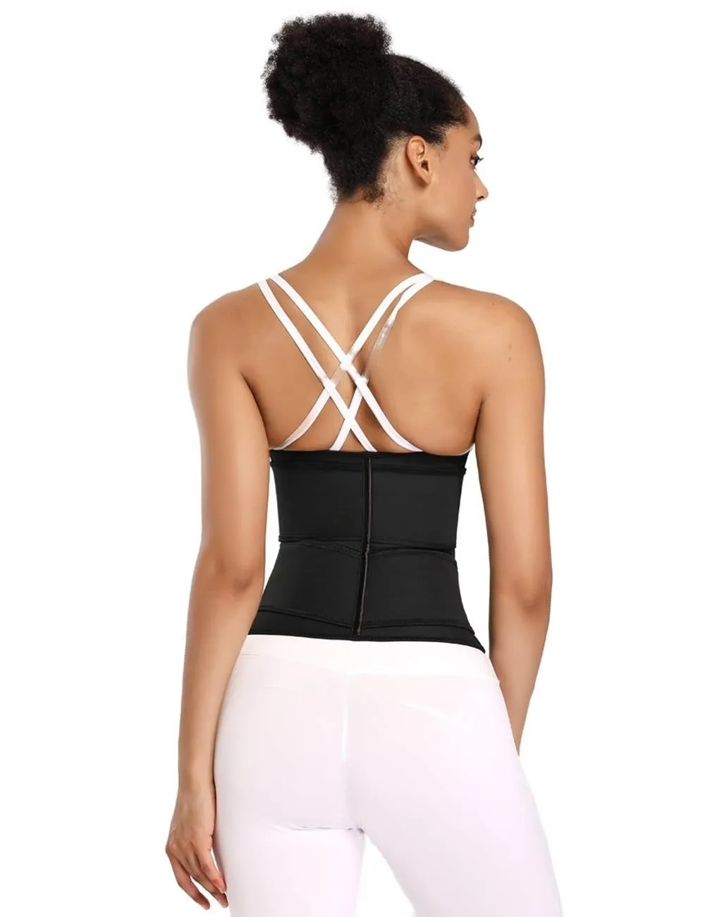 Zippered Egypt 9 Steel Bones Removable Double Belt Trainer