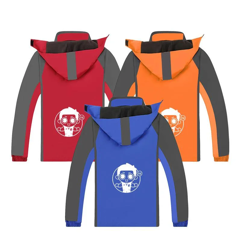 Zippered Long-Sleeved Waterproof Jacket With Hood